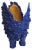 Lava Vase Matt Blue and Gold by Gaetano Pesce for Fish Design For Sale