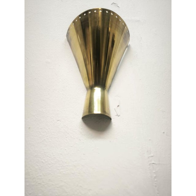 Mid-Century Modern Sputnik Wall Light in Brass, 1950s For Sale - Image 3 of 15