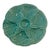 1950s Gien Majolica Aqua/Turquoise Oyster Plate For Sale