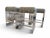 Mid-Century Modern Discontinued Vanguard Furniture "Thayer" Acrylic & Faux Python Stools - Set of 5 For Sale - Image 3 of 7