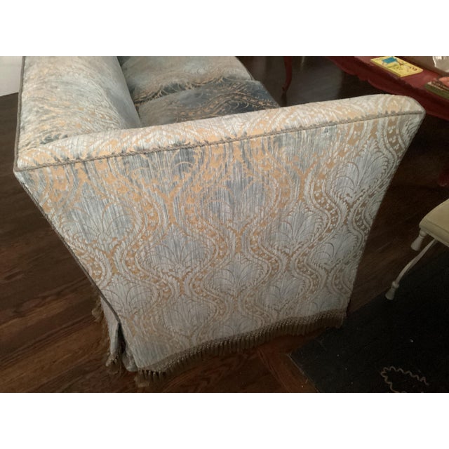 2010s Hollywood Glam Tuxedo Style Upholstered Sofa For Sale - Image 5 of 8