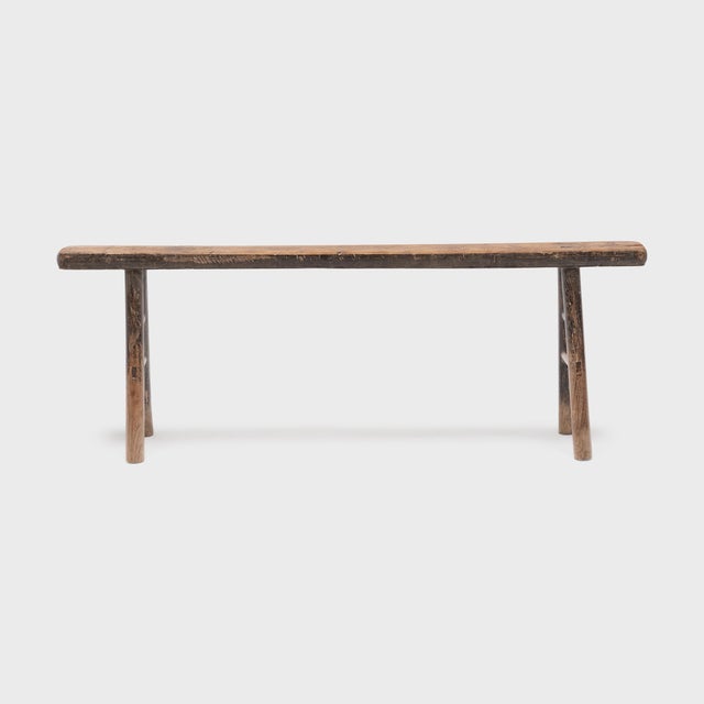 This rustic Chinese bench is simply designed with clean lines and little decoration. Dated to the mid-19th century, the...
