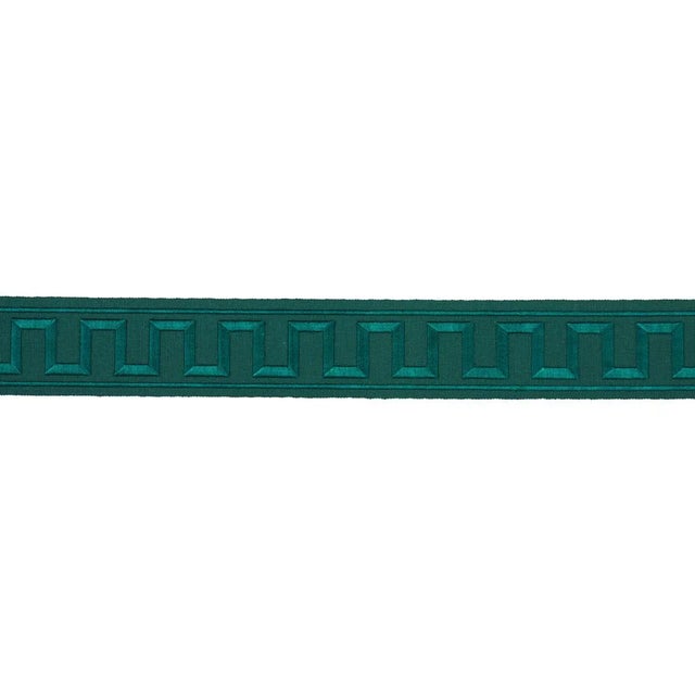 This quintessential Greek key motif designed by Miles Redd is pure perfection. No fancy fretwork in this embroidered trim,...
