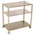 Italian Brass and Smoked Glass 3-Tier Bar Cart, 1970s For Sale - Image 9 of 9