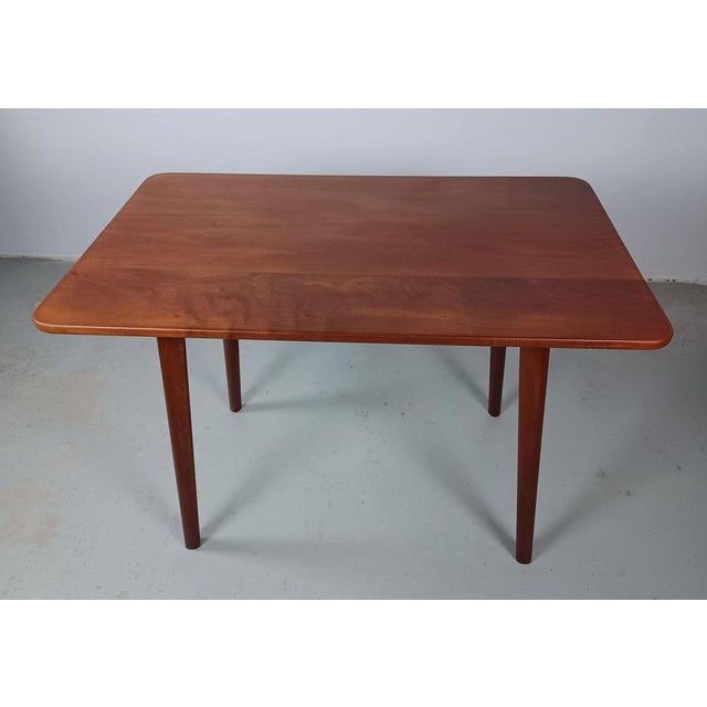Fully Restored Danish Mahogany Side Table, 1950s For Sale - Image 3 of 7