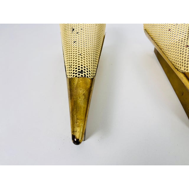 Brass Sconces by Maison Lunel, 1960, France - A Pair For Sale - Image 9 of 13