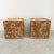 Pair of Vintage 1970s Cork Cube End Tables Minimalist Square Side Tables – Postmodern Style For Sale - Image 4 of 11