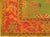 Bright Green Antique Square Turkish Oushak Rug - 12' x 12'6" For Sale In New York - Image 6 of 9
