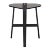 Bronco Black Lacquered Wood Stool by Guillaume Delvigne for Hille For Sale