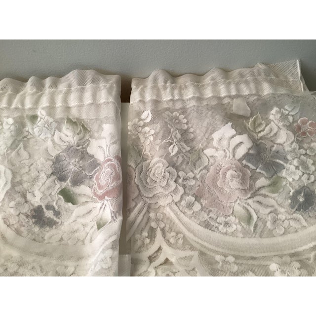 Four Vintage Lace Valances For Sale - Image 14 of 16
