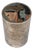 Art Deco Cylindrical Cigarette Case in 835 Silver, 1920s For Sale