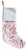 Contemporary Hunt Slonem Pink & White Bunny Hutch Christmas Stocking For Sale - Image 3 of 6