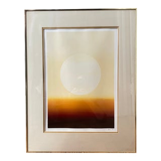 e.t. Gipson 1978 One-of-One Minimalist Serigraph Monoprint, Framed For Sale