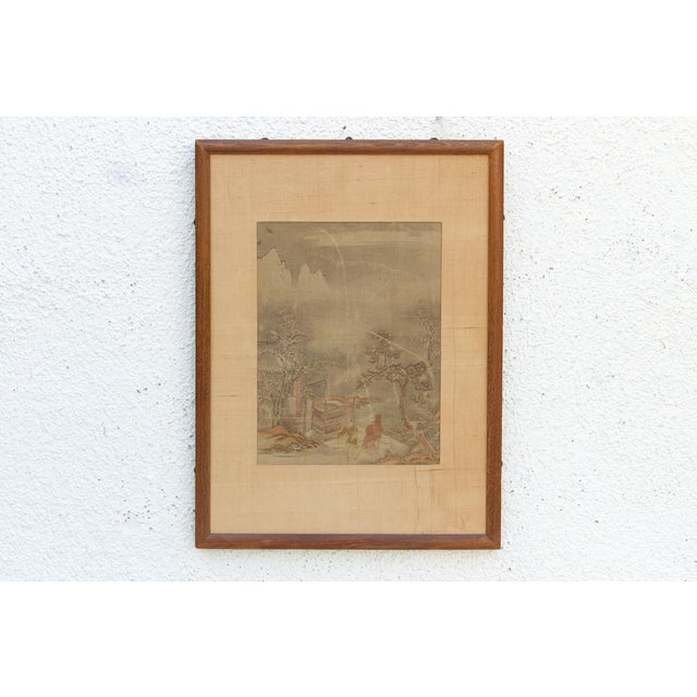 Antique Chinese Late Qing Landscape Painting For Sale In Los Angeles - Image 6 of 12