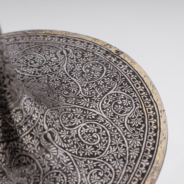 Antique 20th Century Indian Silver Shawl Wine Goblets, 1900s, Set of 2 For Sale - Image 15 of 18