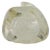 White Rolling Karg Iridescent Art Glass Sculpture , Uniq!ue ,Museum Quality For Sale - Image 8 of 9