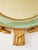 Carver's Guild Fleur-De-Lis Giltwood Painted Mirror For Sale - Image 11 of 15