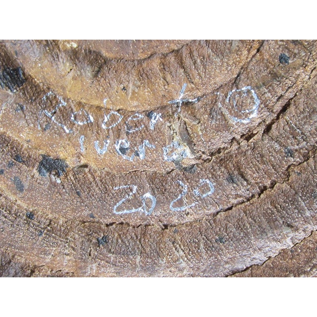 Large Robert Rivera Basket W/ Painted Dancers & Horns For Sale - Image 15 of 15