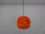 Orange Glass Ball Ceiling Lamp from Peill & Putzler, Germany, 1960s For Sale - Image 3 of 18