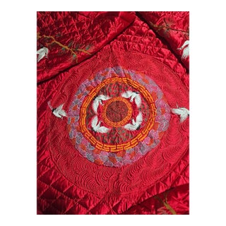 Vintage Chinese Wedding Quilt For Sale