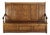 Antique English Oak Hall Bench with Storage Space For Sale