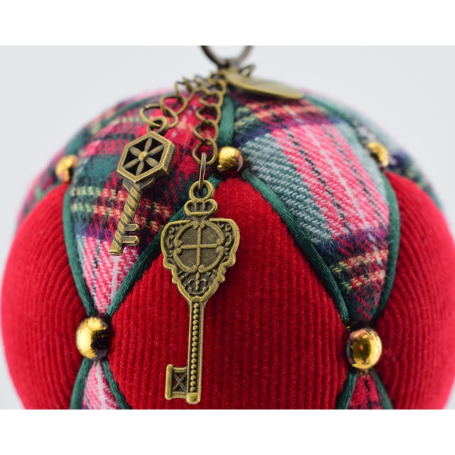 Handmade Christmas Ornament 'Scotland' For Sale - Image 4 of 5
