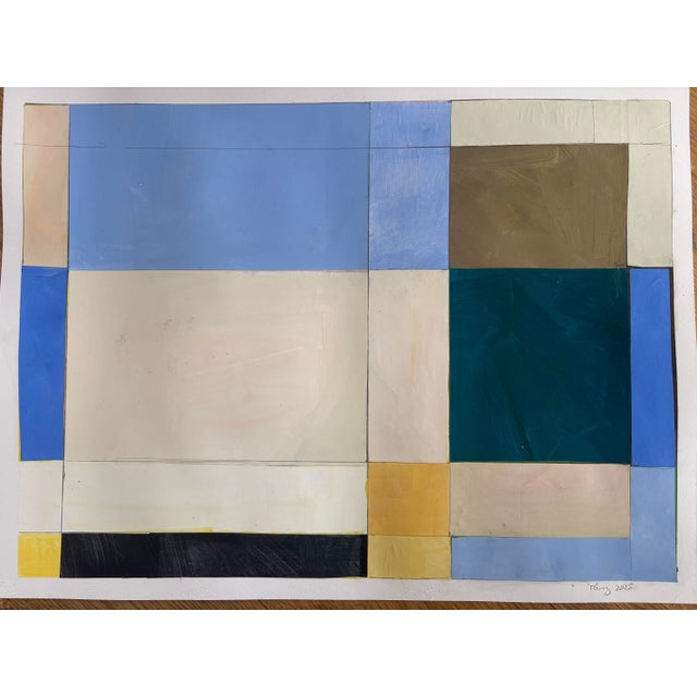 Blue Bryan Young Studios/Original Painting For Sale - Image 8 of 10