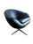 1960s Vintage Black Armchair / One-Seater With Star Base Jansson For Sale - Image 5 of 6