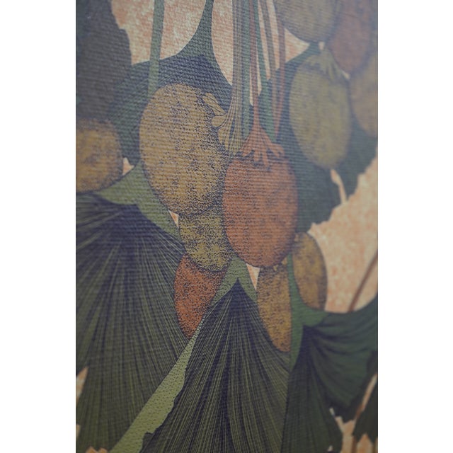 Mission Oak Arts & Crafts Ginko in Autumn Print For Sale - Image 9 of 10
