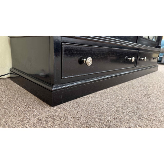 Ralph Lauren Bel Air Lighted China Display Cabinet For Sale - Image 14 of 18