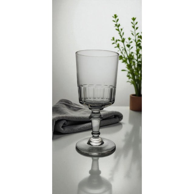 Antique Wine Glasses, 1890s, Set of 6 For Sale - Image 4 of 7