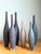 Late 20th Century Vintage Italian Signed Art Glass Vases - Set of 6 For Sale - Image 5 of 12