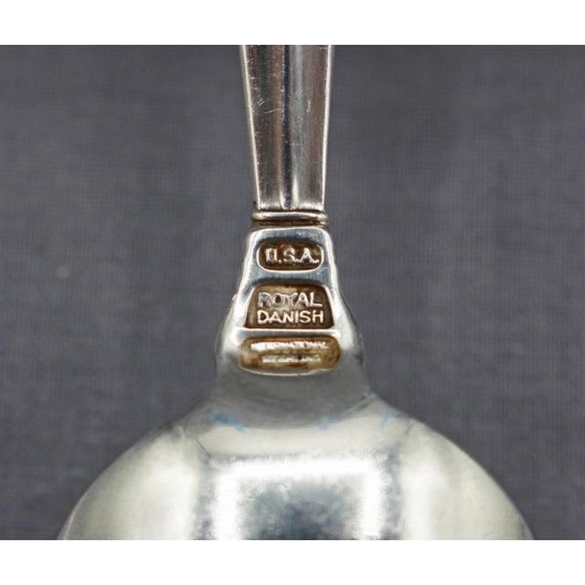 Metal Mid-20th Century Sterling Silver Baby Set “Royal Danish” by International For Sale - Image 7 of 9