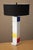 Wood De Stijl 1940 After Piet Mondrian Wood Lamp Composition With Red Yellow & Blue Art For Sale - Image 7 of 12