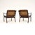 Vintage Danish Leather Armchairs from Ole Wanscher, 1960s, Set of 2 For Sale - Image 6 of 14