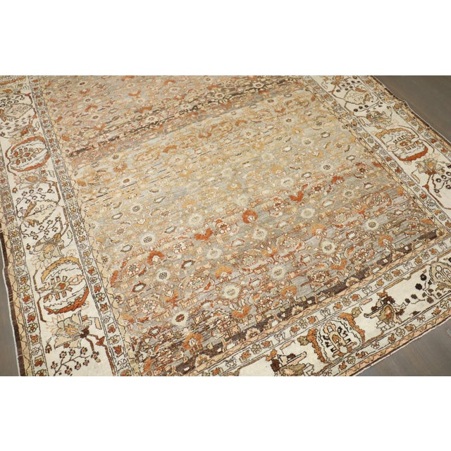 Antique Zabihi Collection Persian Malayer Rug - 7' x 9'10" For Sale - Image 4 of 10