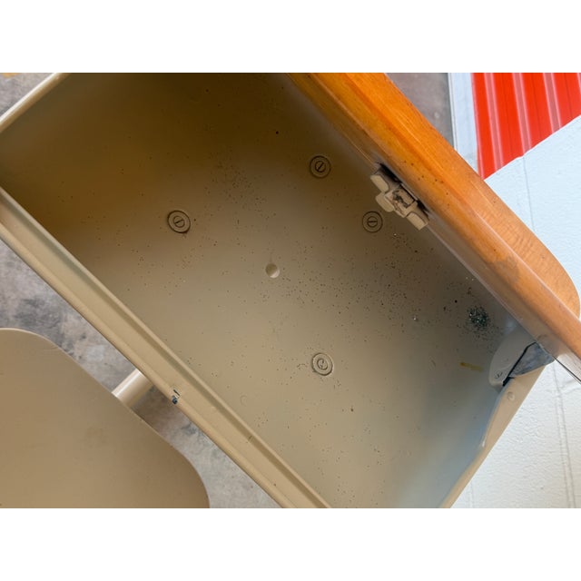 1940's American Seating Co. School Desk and Chair For Sale - Image 9 of 11