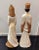 1950's Tall Vintage Chinoiserie Hand Crafted Figurines- a Pair For Sale In Palm Springs - Image 6 of 7