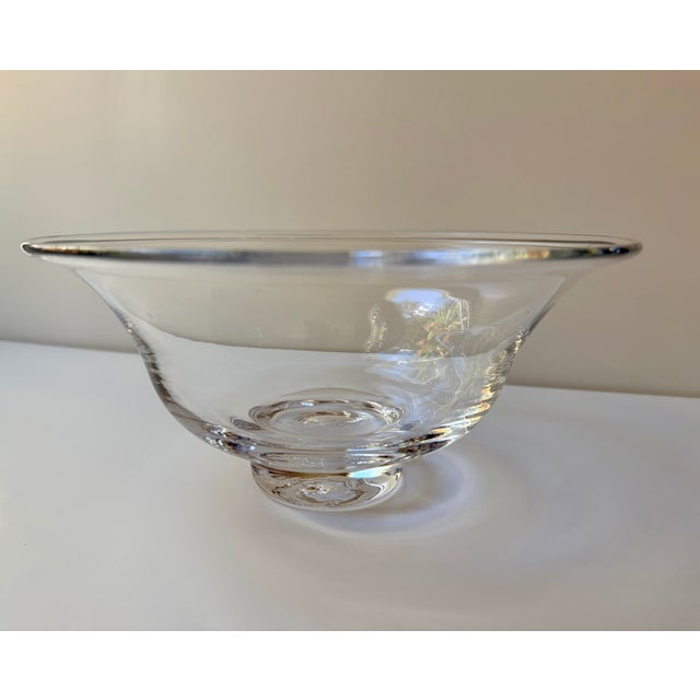 Traditional Simon Pearce Shelburne Footed Bowl For Sale - Image 3 of 5