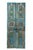 Indian Antique Indian Painted Teakwood Door For Sale - Image 3 of 4