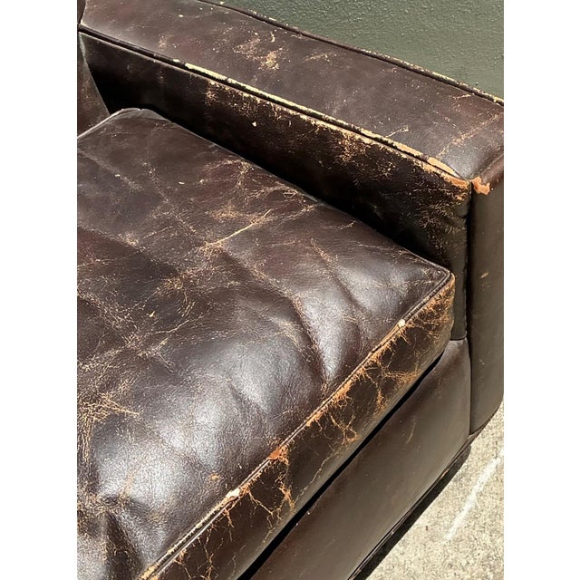 Vintage Old Hickory Distressed Leather Armchairs - Pair For Sale - Image 14 of 18