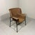 Nice rare easy chair by Wouter Fens for Gebroeders Jonker, Netherlands. Special shaped rattan seat and backrest, black...
