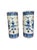 Asian 19thC. Pair of Late Qing Blue and White Hat Stands For Sale - Image 3 of 7