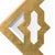 Antique Gold Leaf Iron With Beveled Clear Mirror Back, Designed By Claire Bell. Clean with a dry cloth