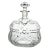 Glass Legras Pressed Molded Satin Glass Liquor Decanter For Sale - Image 7 of 7
