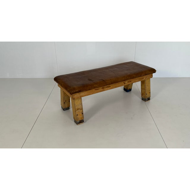 Vintage Gymnastic Bench, 1940s For Sale - Image 9 of 9
