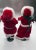 Vintage Byers Choice Carolers of Santa and Mrs. Claus Figurines- a Pair For Sale - Image 9 of 11