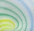 Murano Murano Vintage Green Yellow Blue White Silver Flecks Italian Mid Century Art Glass Centerpiece Bowl For Sale - Image 4 of 6