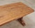 Country French Provincial Oak Farmhouse Dining Table 7Ft For Sale - Image 9 of 18