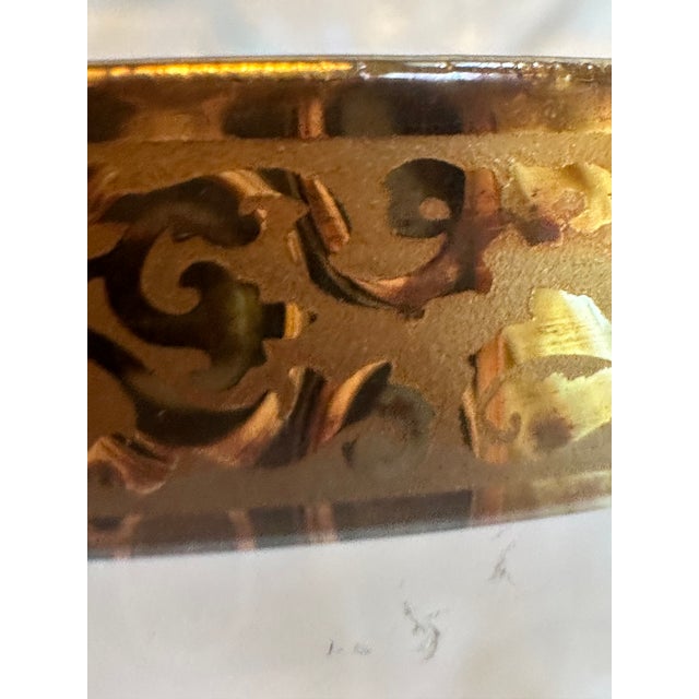 Vintage 1970s Lenox "Autumn" Collection Handblown Crystal Water Glasses 7.75" High 24k Gold Encrusted Band - Set of 12 For Sale - Image 12 of 18